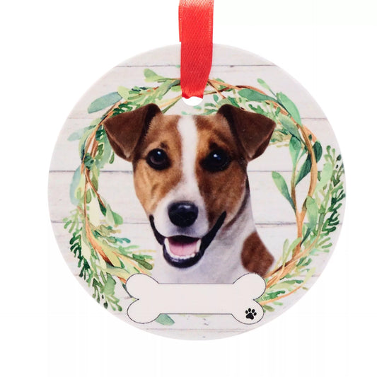 E&S Pets Jack Russel Hanging Wreath Decoration