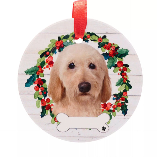 E&S Pets Labradoodle Hanging Wreath Decoration
