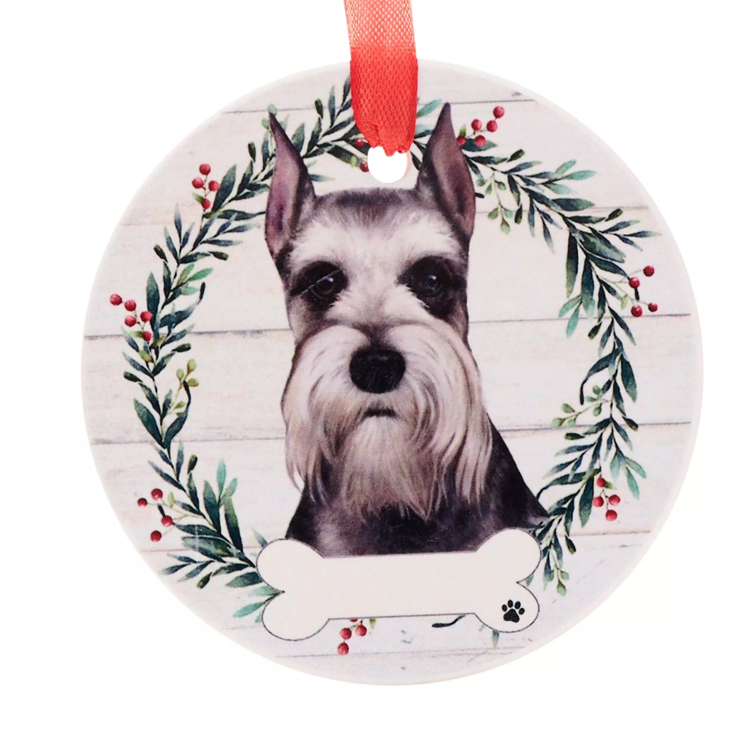 E&S Pets Schnauzer Hanging Wreath Decoration