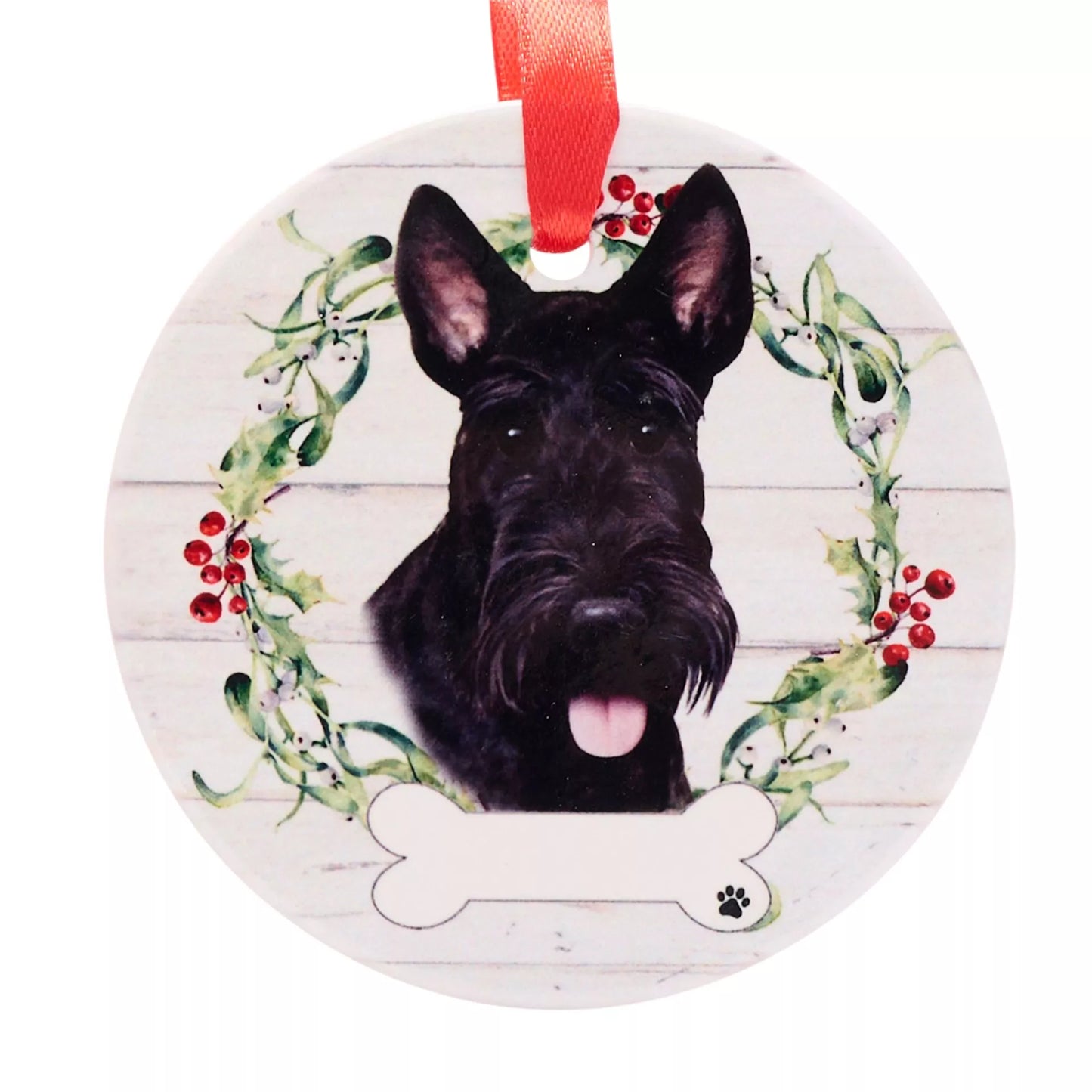 E&S Pets Scottish Terrier Hanging Wreath Decoration