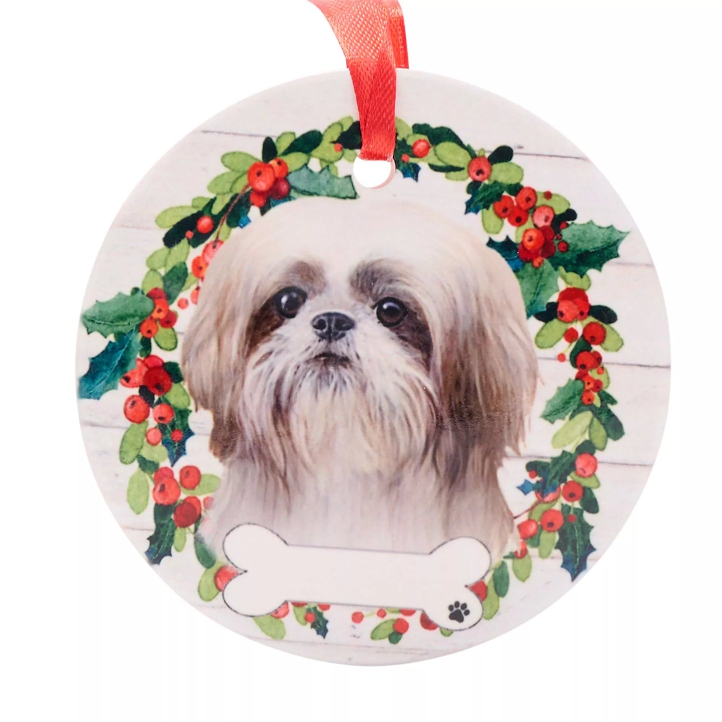 E&S Pets Shih Tzu Hanging Wreath Decoration