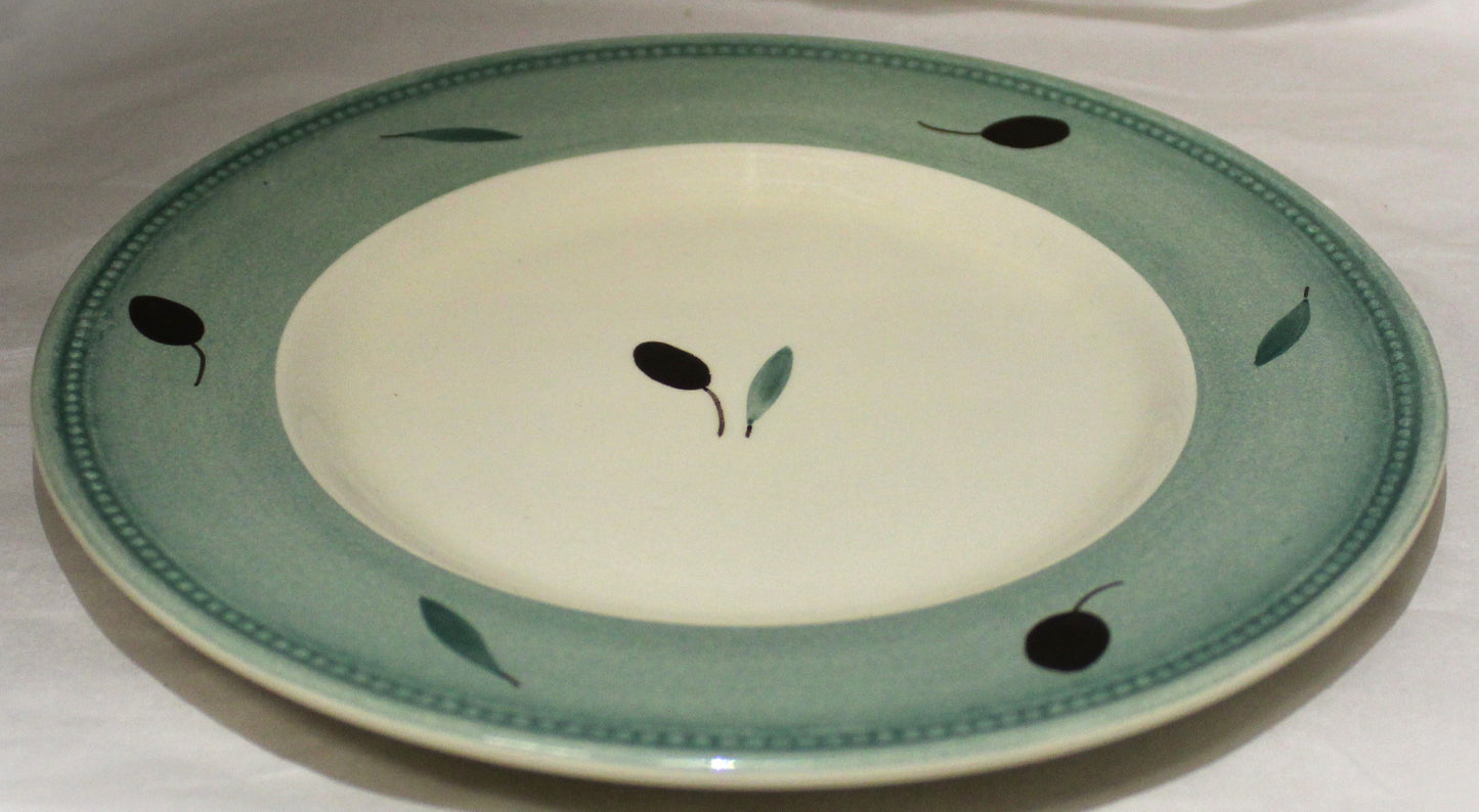 Side Plate - Green Fresco design