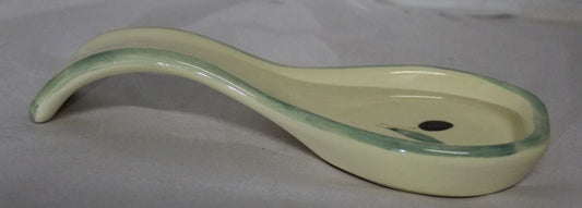 Small Spoon Rest - Green Fresco design