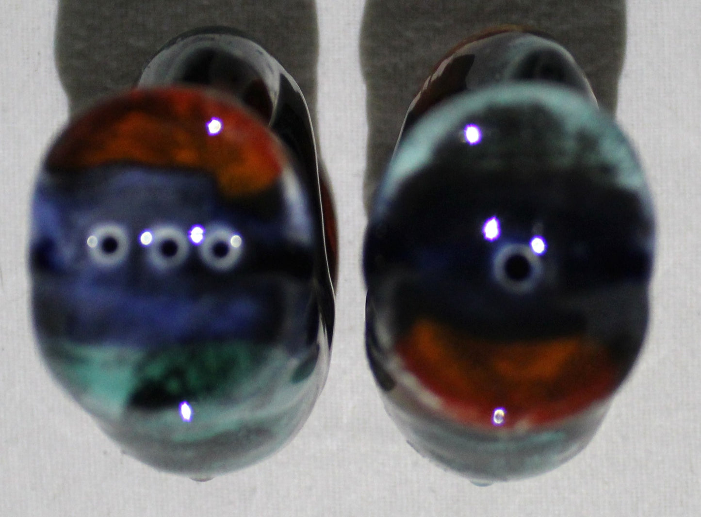 Gurgle-style Cruet Set - Gemstones