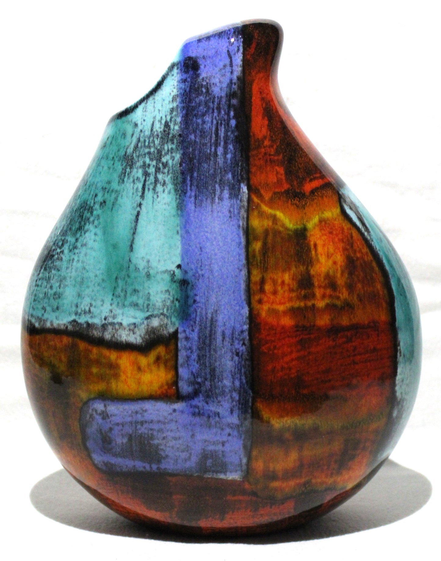 Hand-cast Teardrop vase - Studio Poole Gemstones