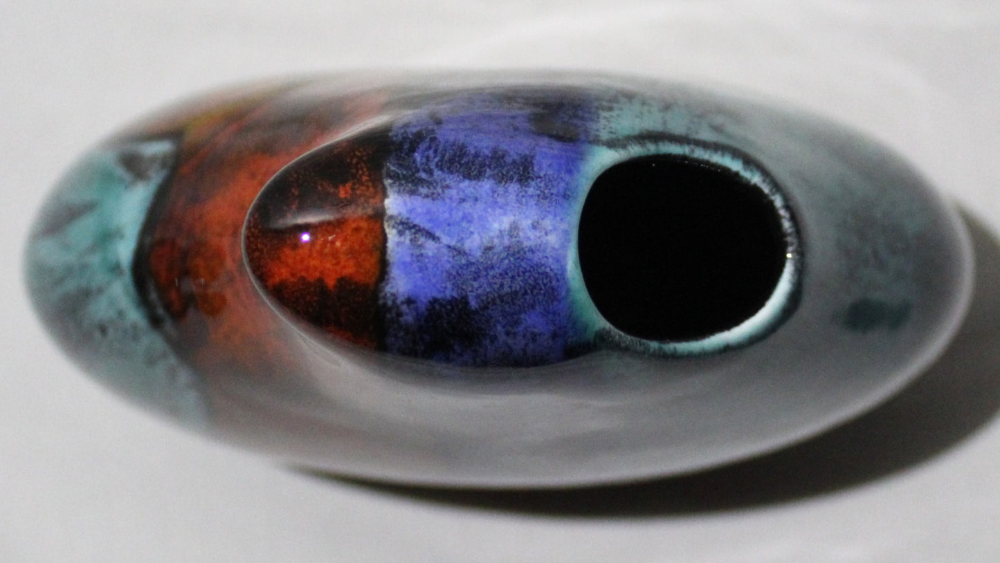 Hand-cast Teardrop vase - Studio Poole Gemstones