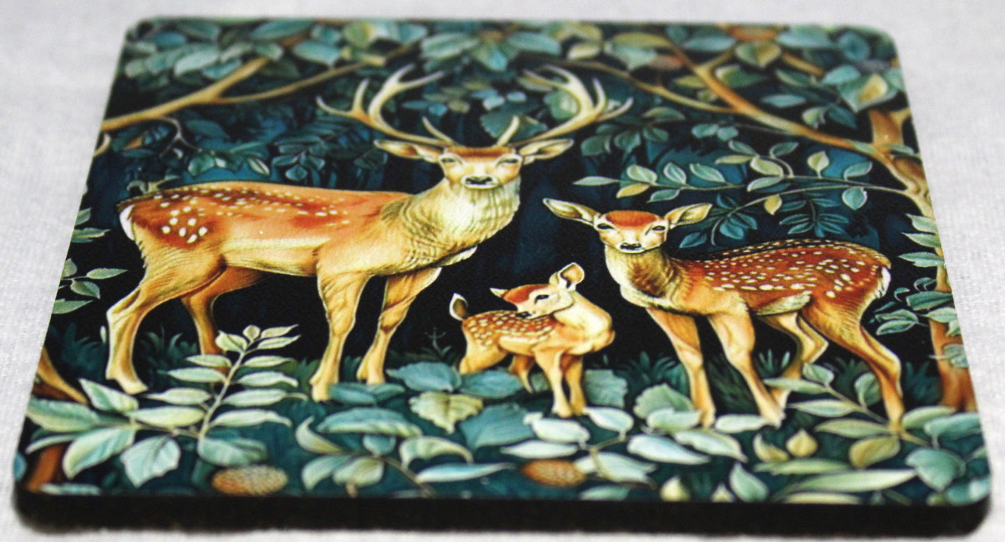 Roe Deer Family - MDF Coaster