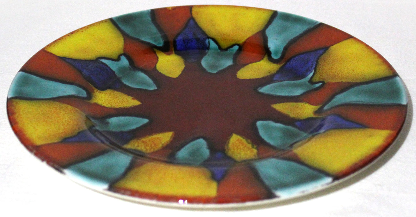 Display Plate - Studio Poole Harlequin design