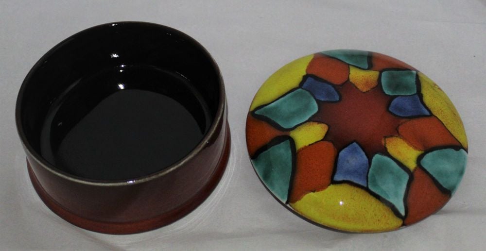 Large Trinket Box - Studio Poole Harlequin