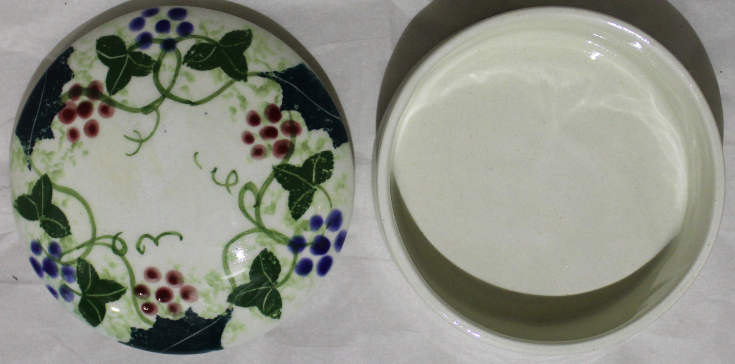 Trinket Box - Studio Poole Winter Vine design