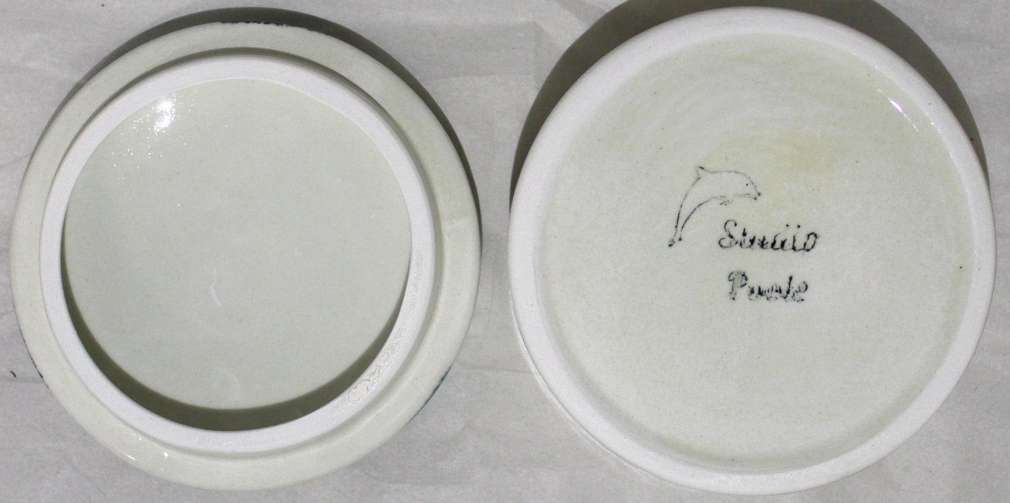 Trinket Box - Studio Poole Winter Vine design