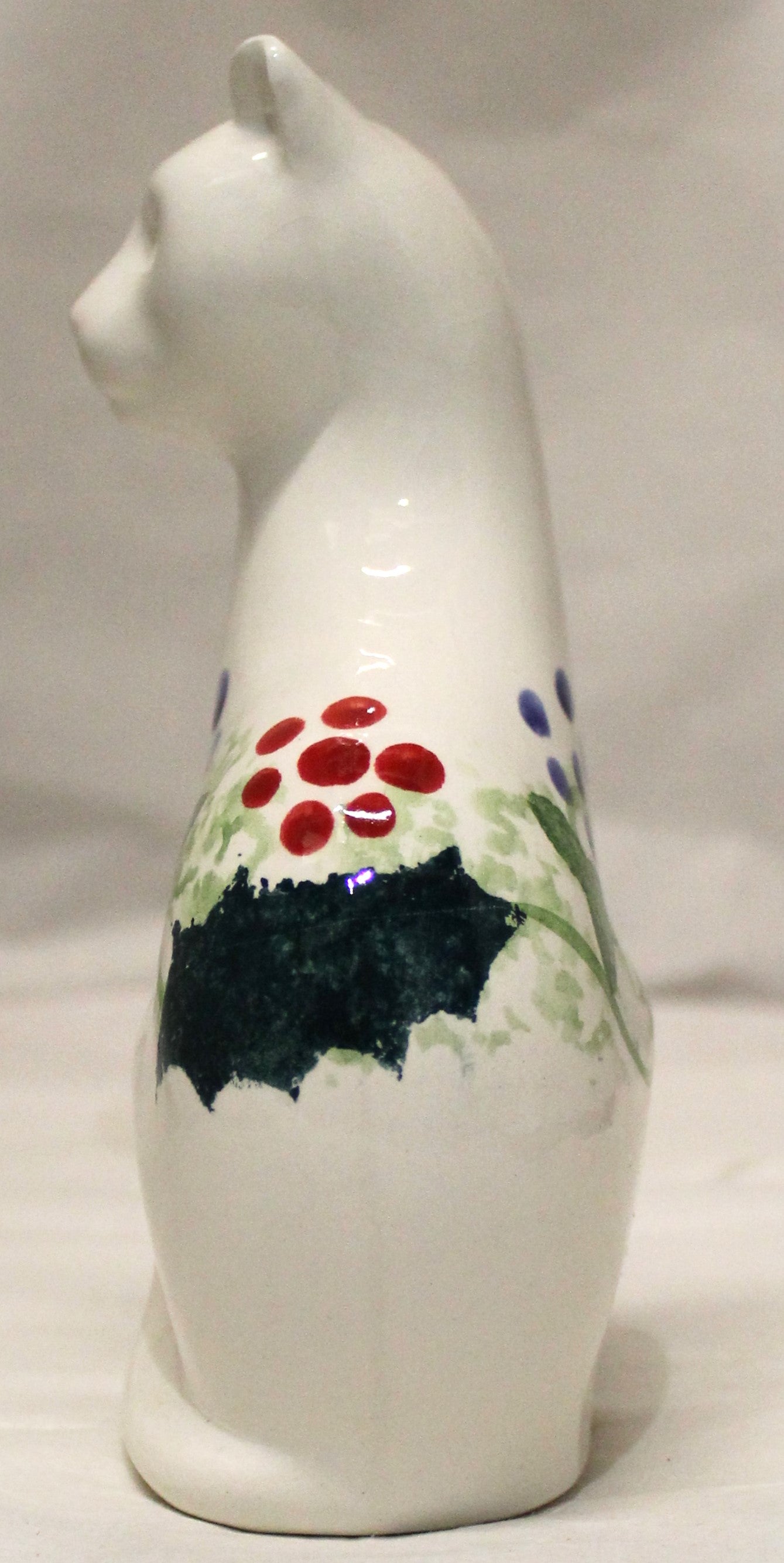 Studio Poole Cat (right) - Winter Vine design