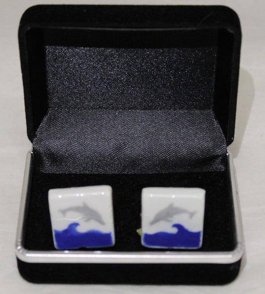 Handmade Dolphin Cufflinks