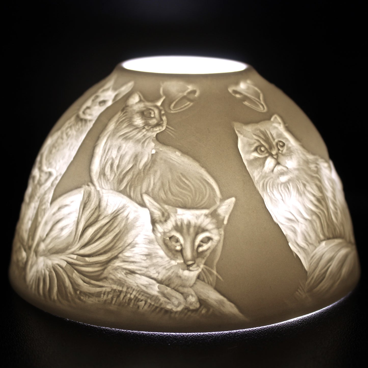 Cats - Dome Tealight Holder