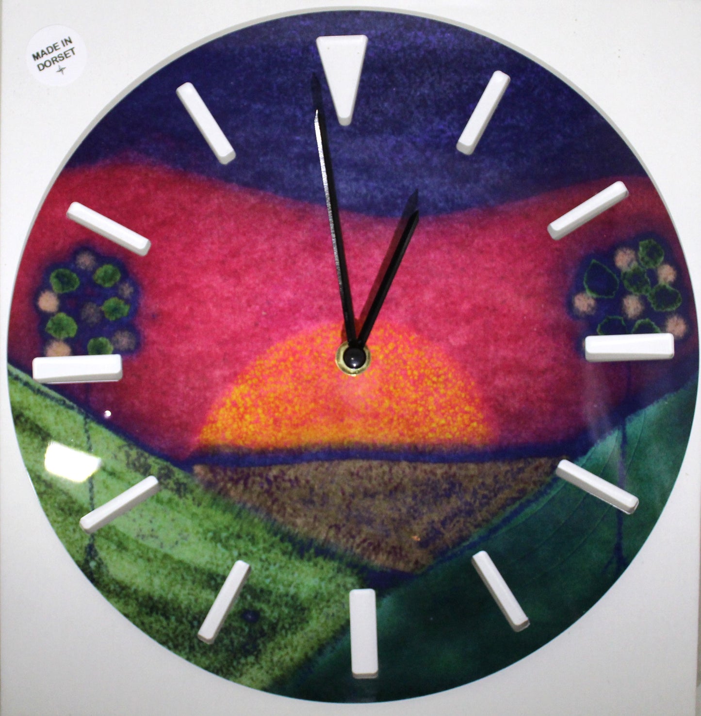 Large Sublimation Clock - Sunrise design