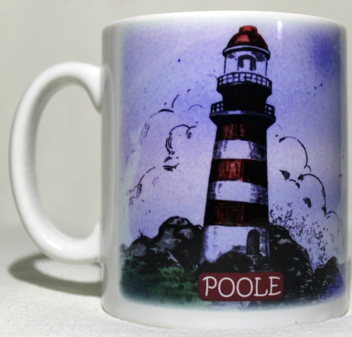 Poole Sublimation Mug - Studio Poole Lighthouse design
