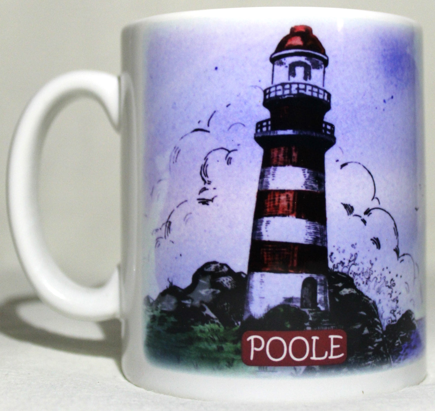 Poole Sublimation Mug - Studio Poole Lighthouse design