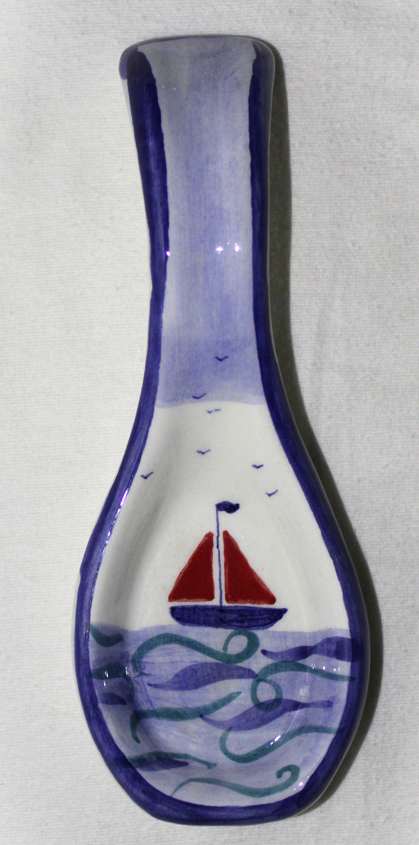 Small Spoon Rest - Studio Poole Lorna's Boats