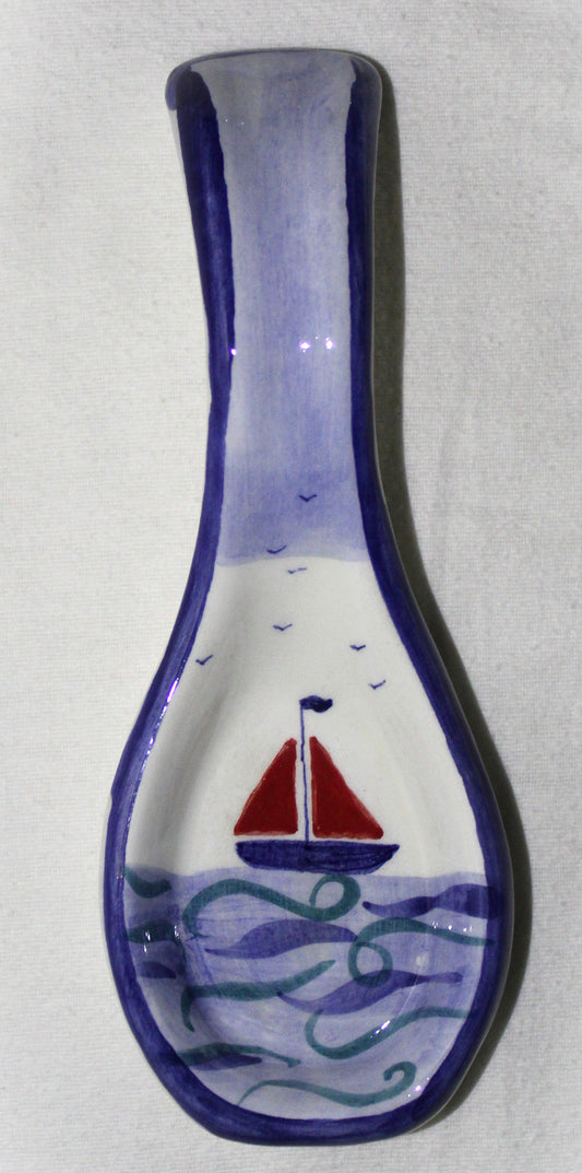 Small Spoon Rest - Studio Poole Lorna's Boats