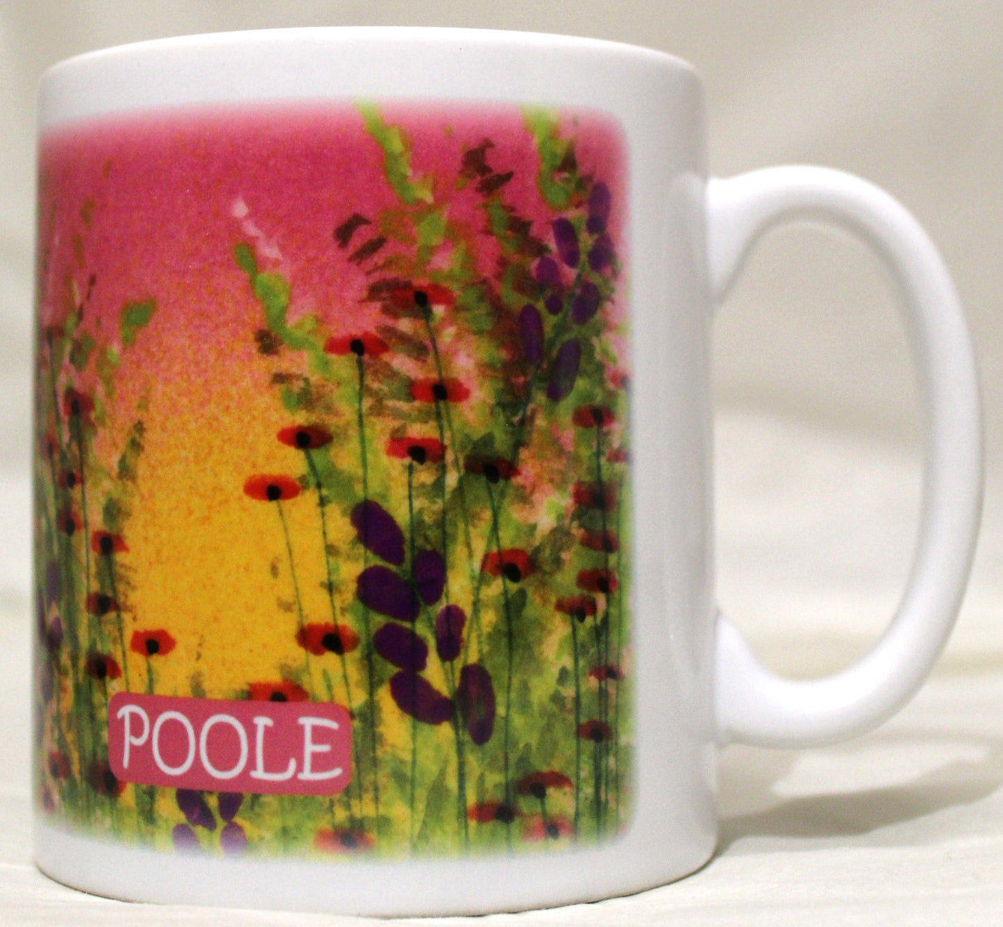Poole Sublimation Mug - Studio Poole Meadow Field Pink