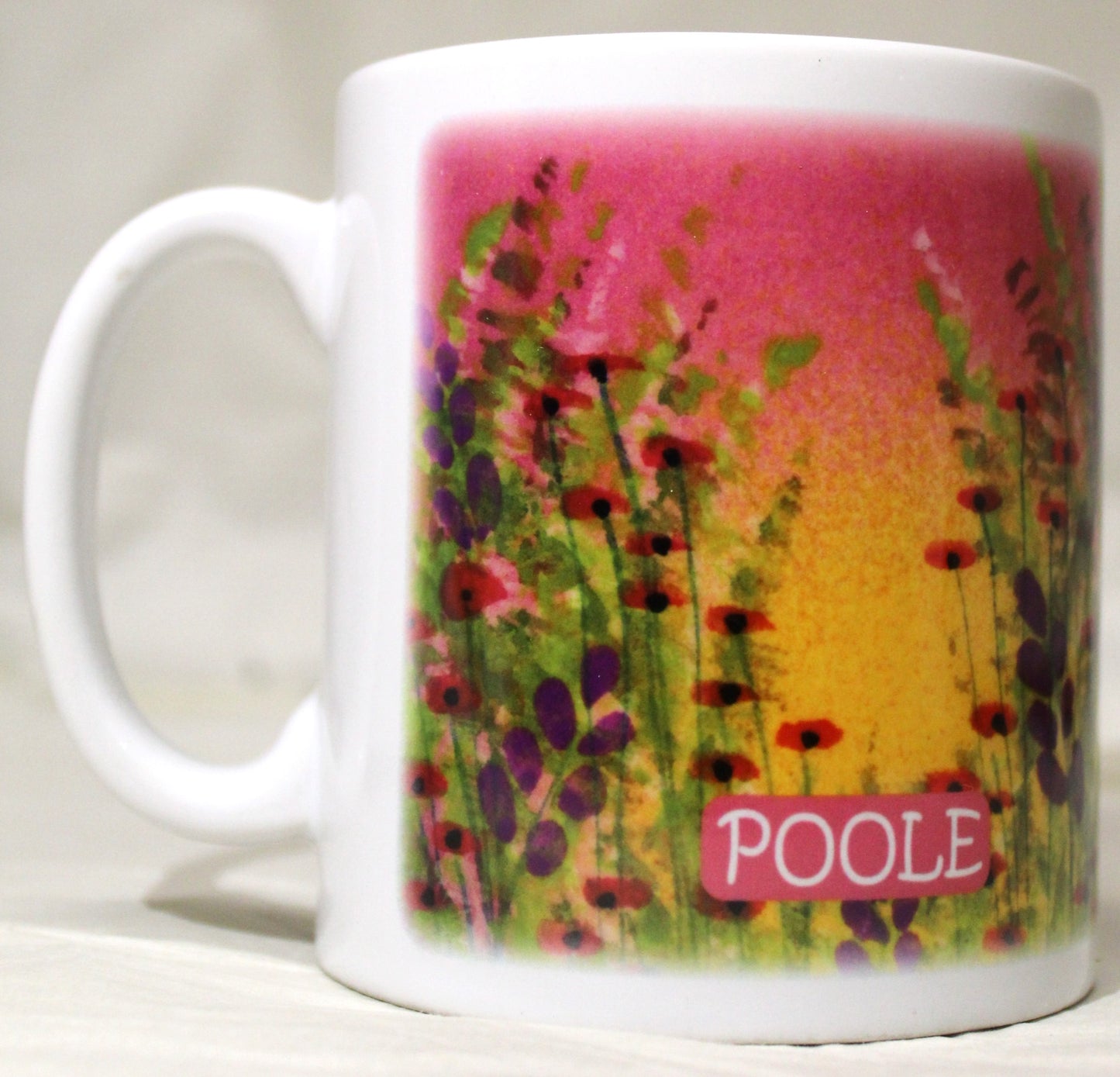 Poole Sublimation Mug - Studio Poole Meadow Field Pink