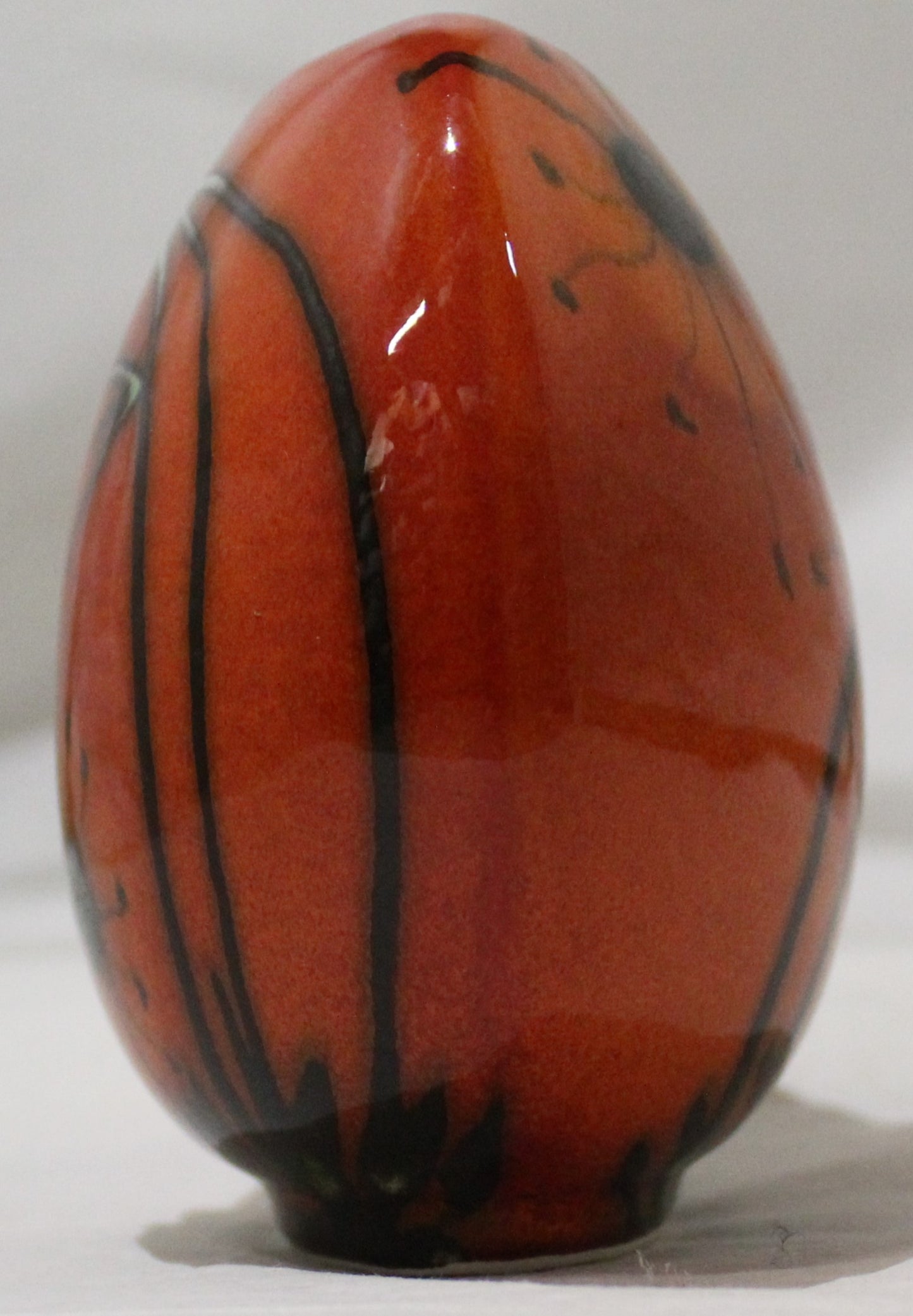 Hand-thrown, Mini Purse Vase - Meadow design