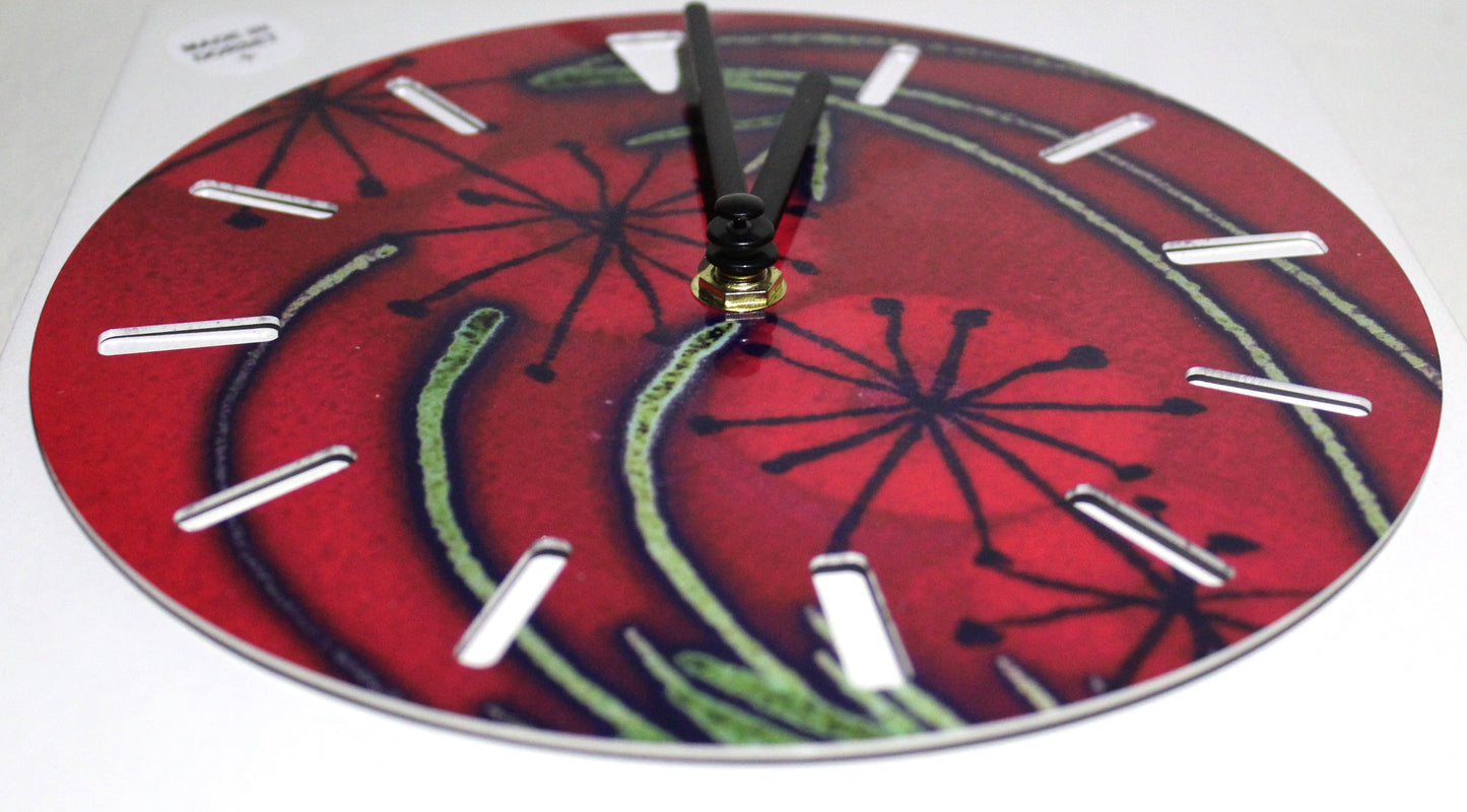 Sublimation Clock - Meadow design
