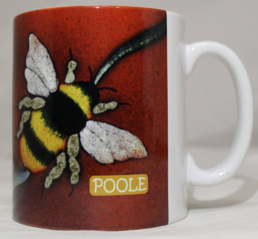Poole Sublimation Mug - Studio Poole Red Bees design