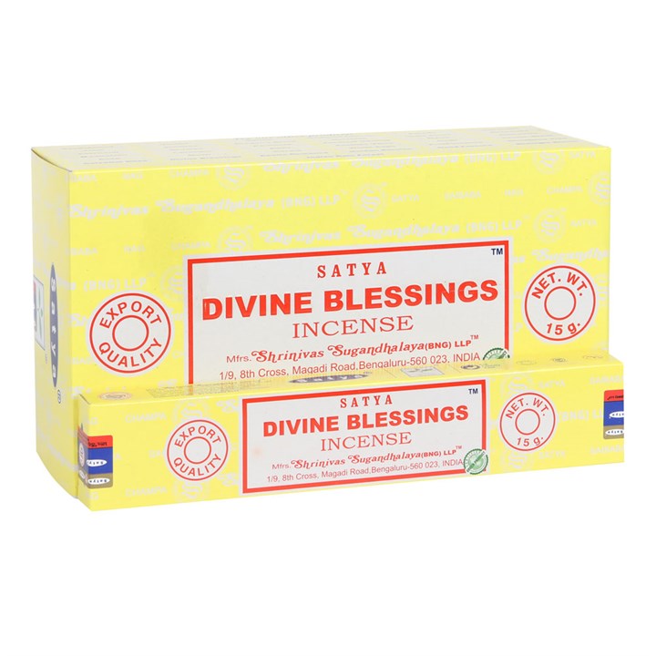 Set of 12 Satya Divine Blessings Incense Sticks
