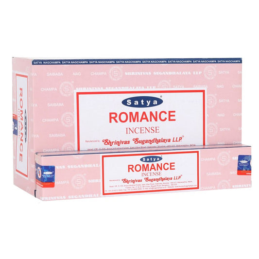 Set of 12 Romance Incense by Satya