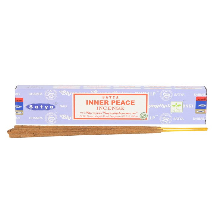 Set of 12 Inner Peace Incense Sticks by Satya