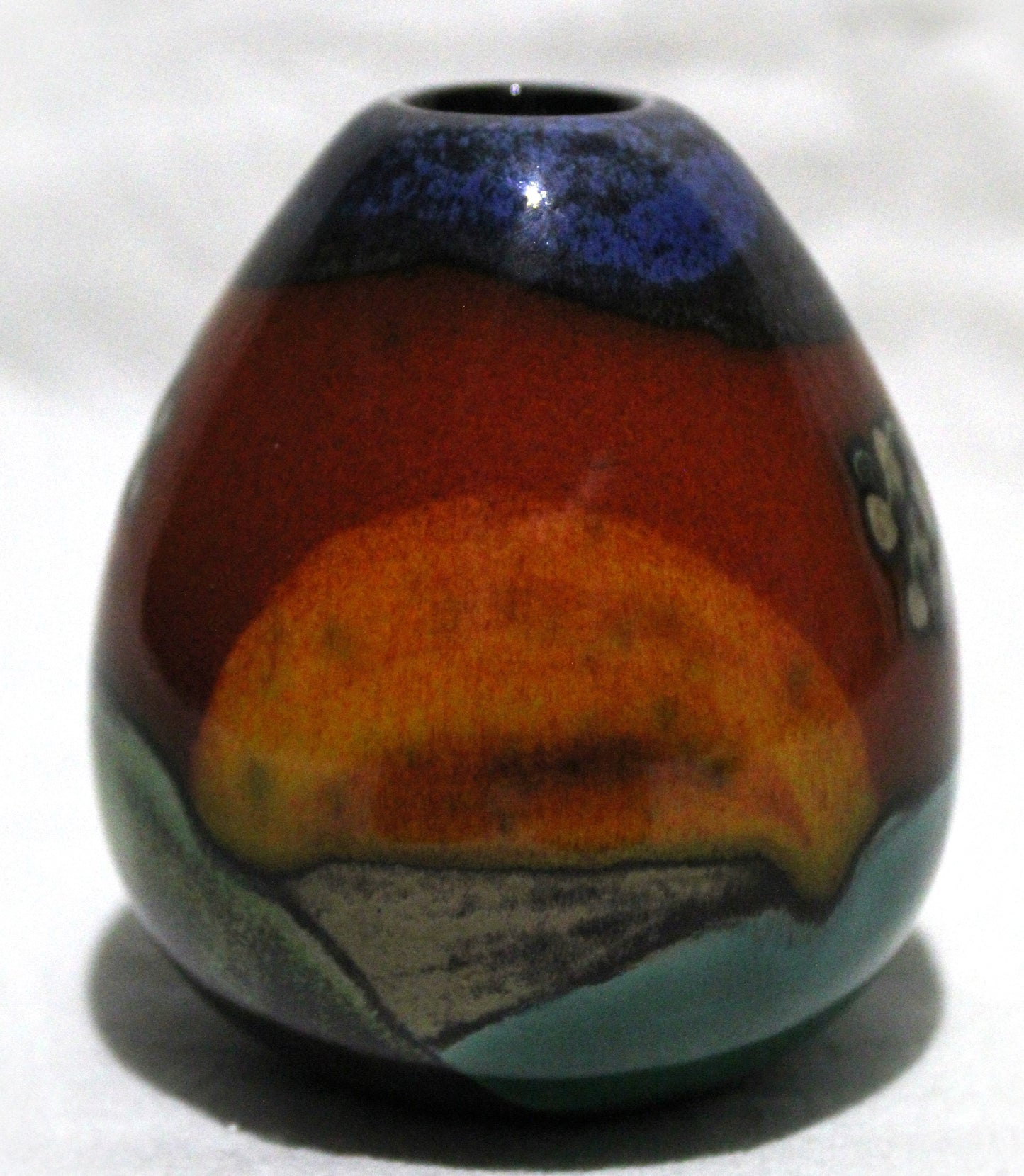 Mini Bud Vase - Studio Poole Sunrise