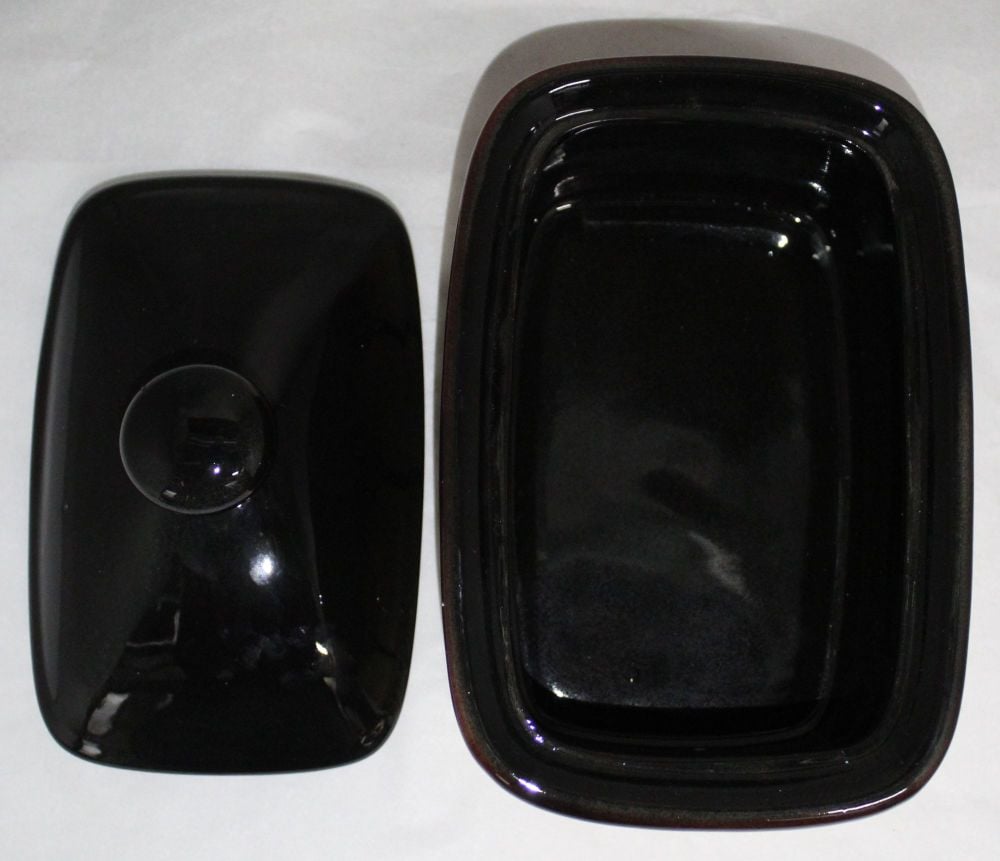 Butter Dish - Studio Poole Sunset Trees design
