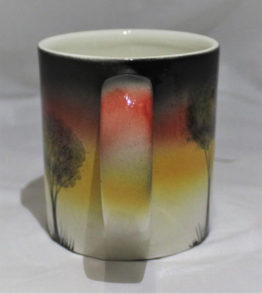 Mug - Studio Poole Sunset Trees design