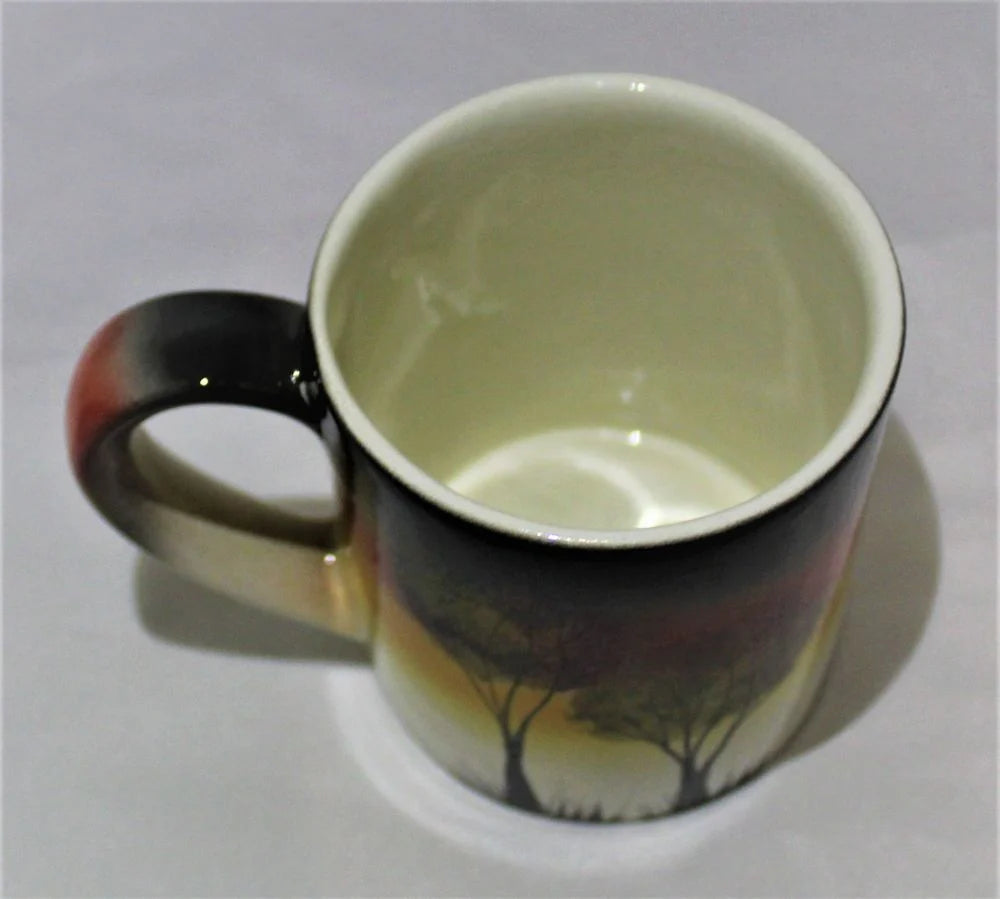 Mug - Studio Poole Sunset Trees design