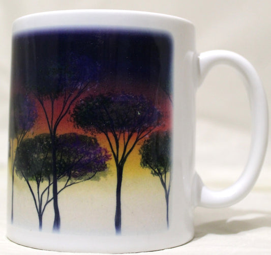 Poole Sublimation Mug - Studio Poole Sunset Trees