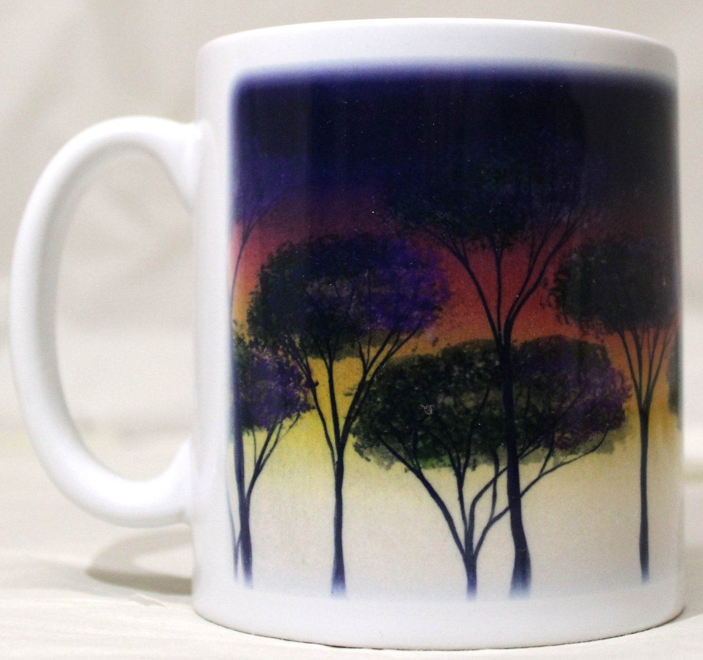 Poole Sublimation Mug - Studio Poole Sunset Trees
