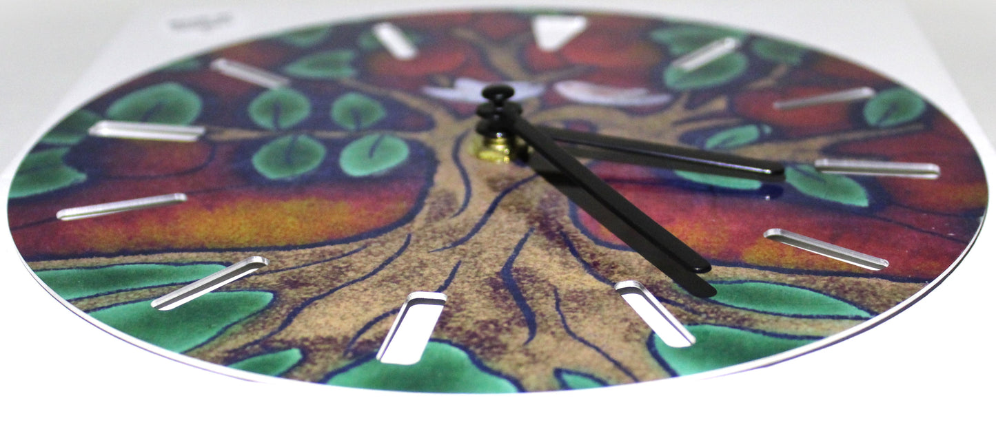 Sublimation Clock - Tree of Life design
