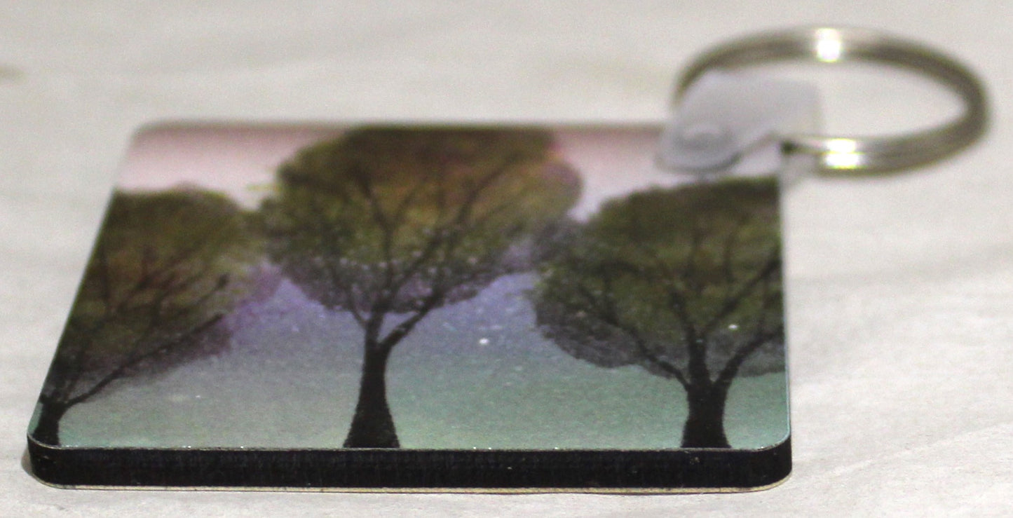 Keyring - Trees in the Mist