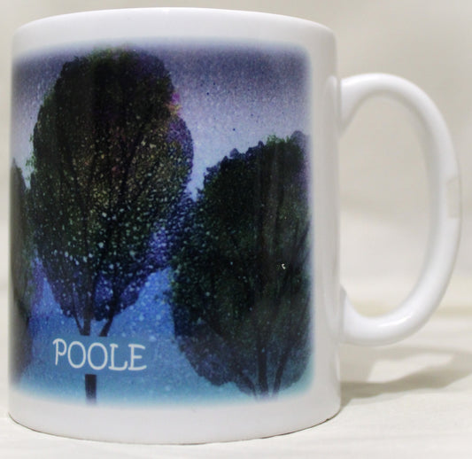 Poole Sublimation Mug - Studio Poole Trees in the Mist