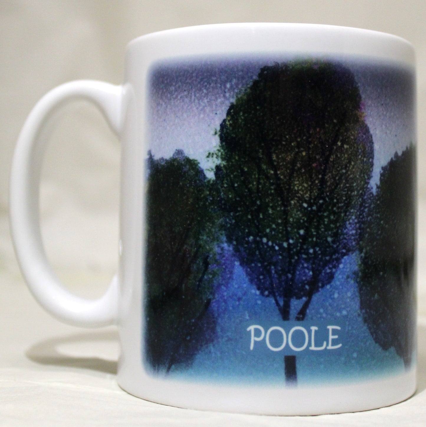Poole Sublimation Mug - Studio Poole Trees in the Mist