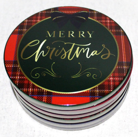 Christmas Coasters - 6 Set