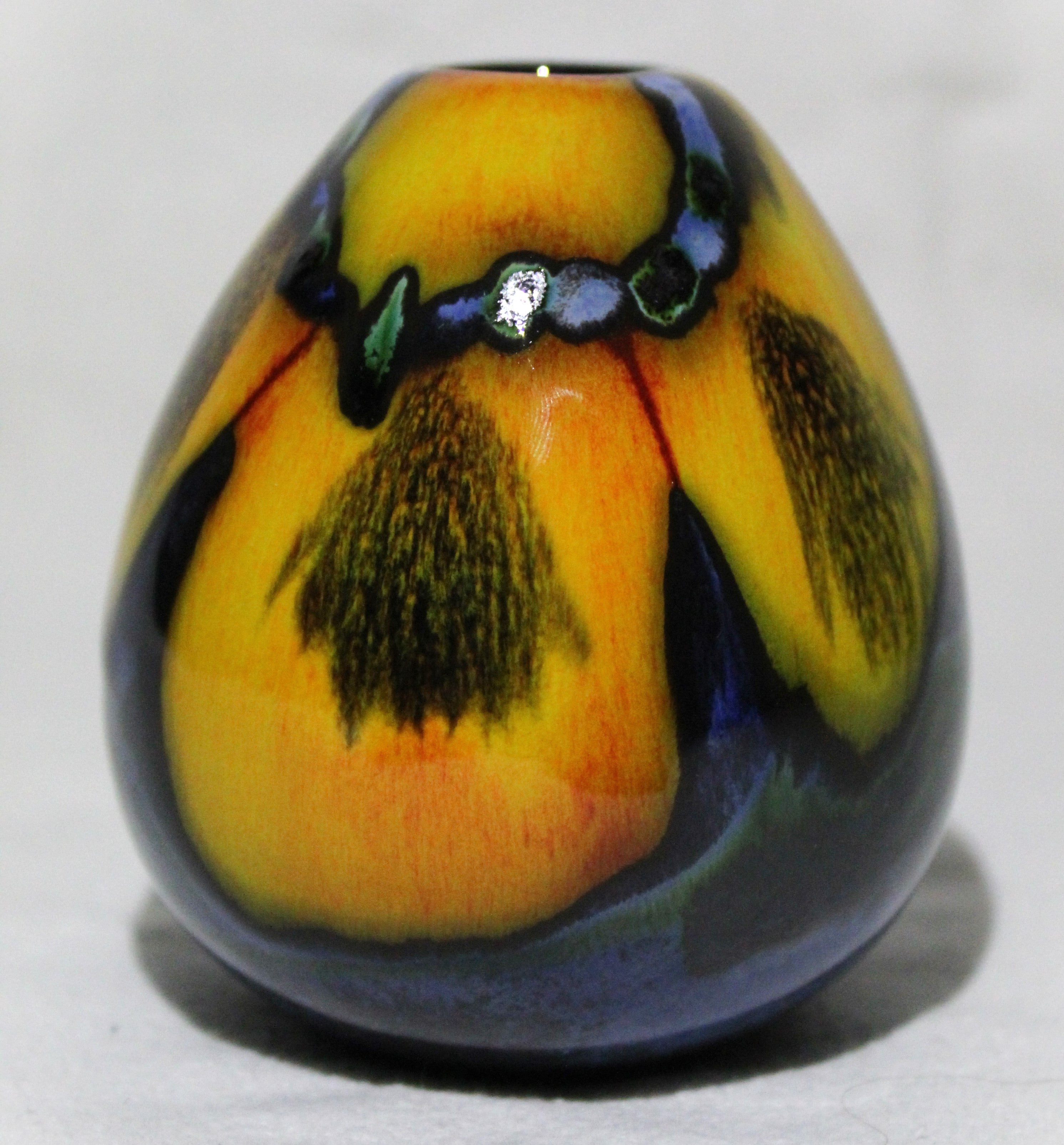 Mini Bud Vase - Studio Poole Wild Poppy